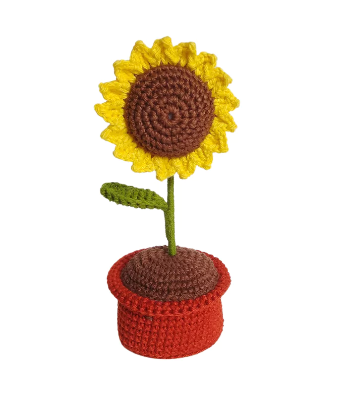 1-678db7fb64779 Sunflower in Pot - Image 1
