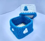 Blue, White 2 Baskets - Image 3