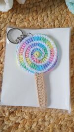 Swirl Lollipop Keychain - Image 3