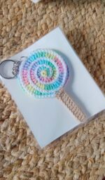 Swirl Lollipop Keychain