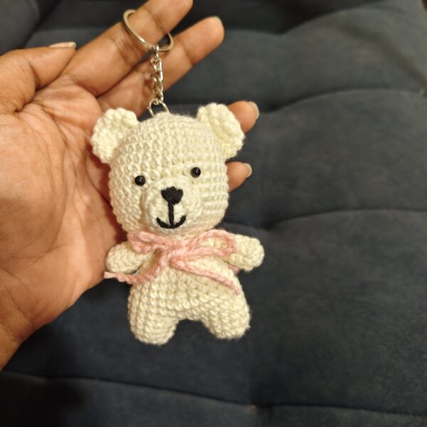 Teddy bear keychain