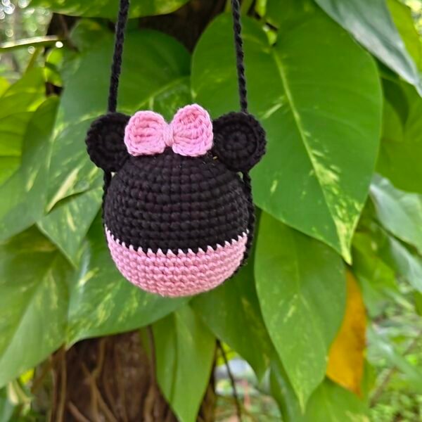 Classic Rosie Mouse Car Hanging