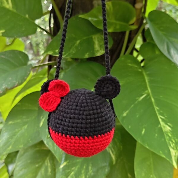 Classic Red Mouse Car Hanging